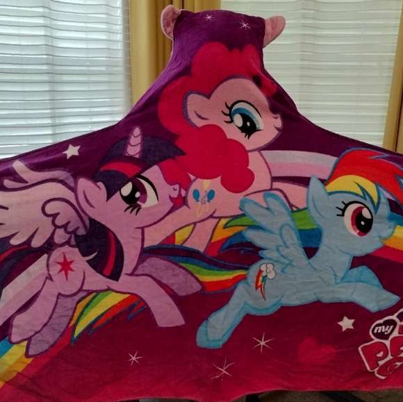 My little Pony Hooded Kid Towel - Picture 2 of 4